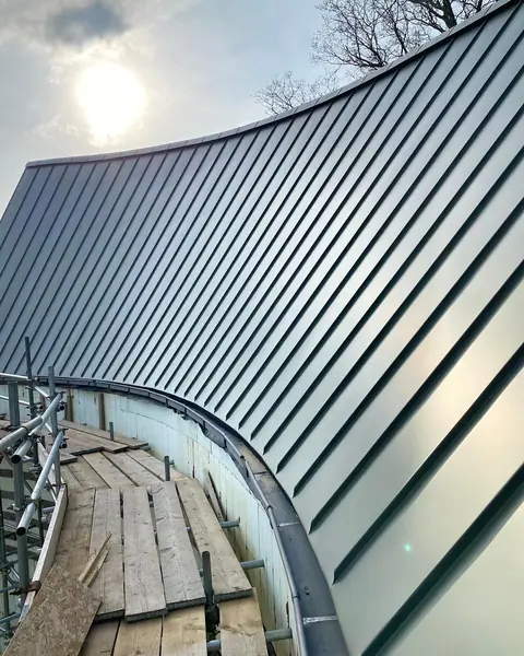 Got sent some updates by @installzinc  It’s absolutely amazing. This roof will a