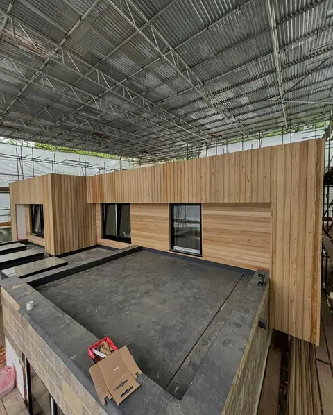 Onto the next thing on the list!• • • • • • • •  #cladding #timberframe #house #